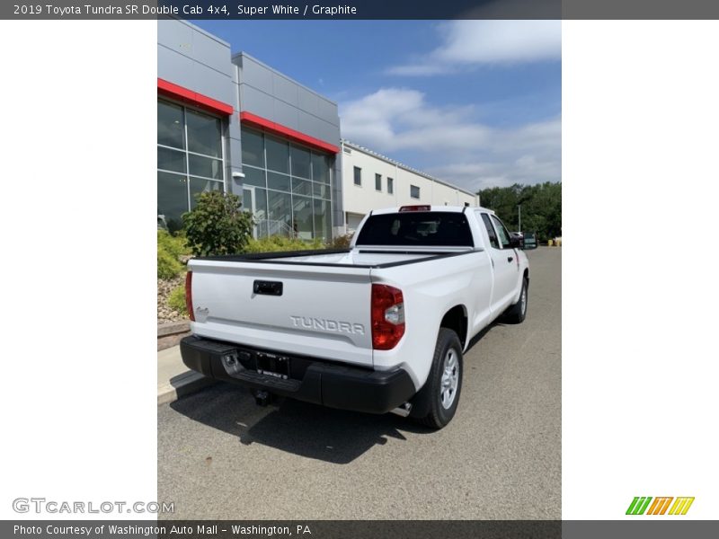 Super White / Graphite 2019 Toyota Tundra SR Double Cab 4x4