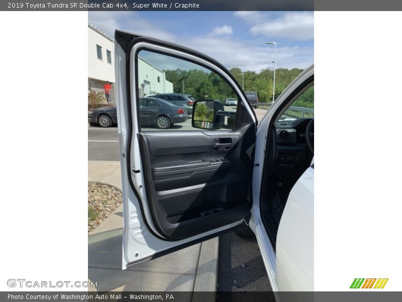 Super White / Graphite 2019 Toyota Tundra SR Double Cab 4x4