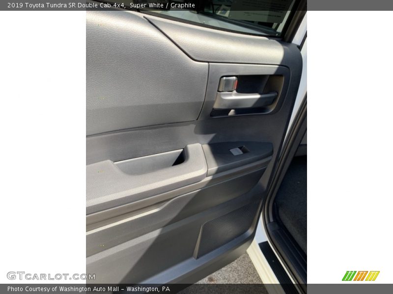 Super White / Graphite 2019 Toyota Tundra SR Double Cab 4x4