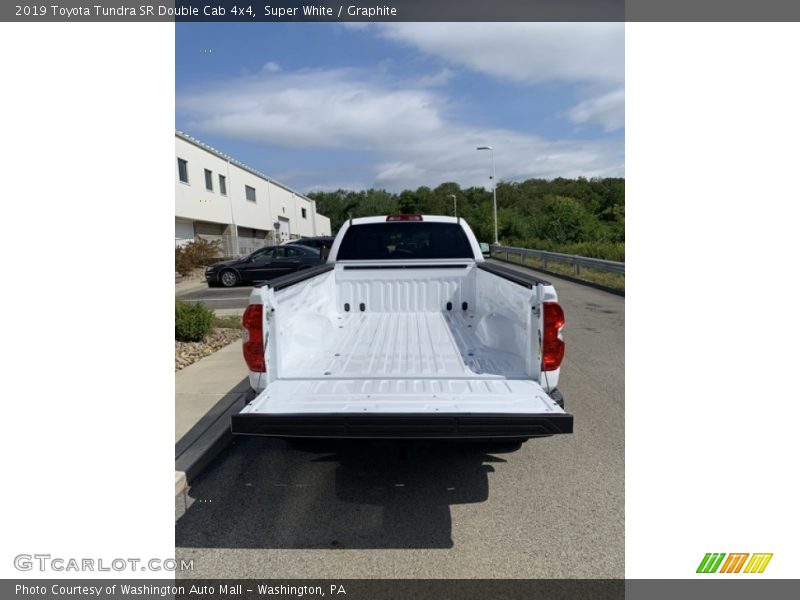 Super White / Graphite 2019 Toyota Tundra SR Double Cab 4x4