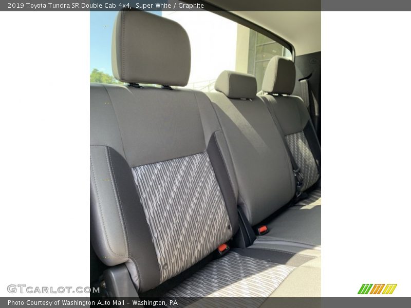 Super White / Graphite 2019 Toyota Tundra SR Double Cab 4x4