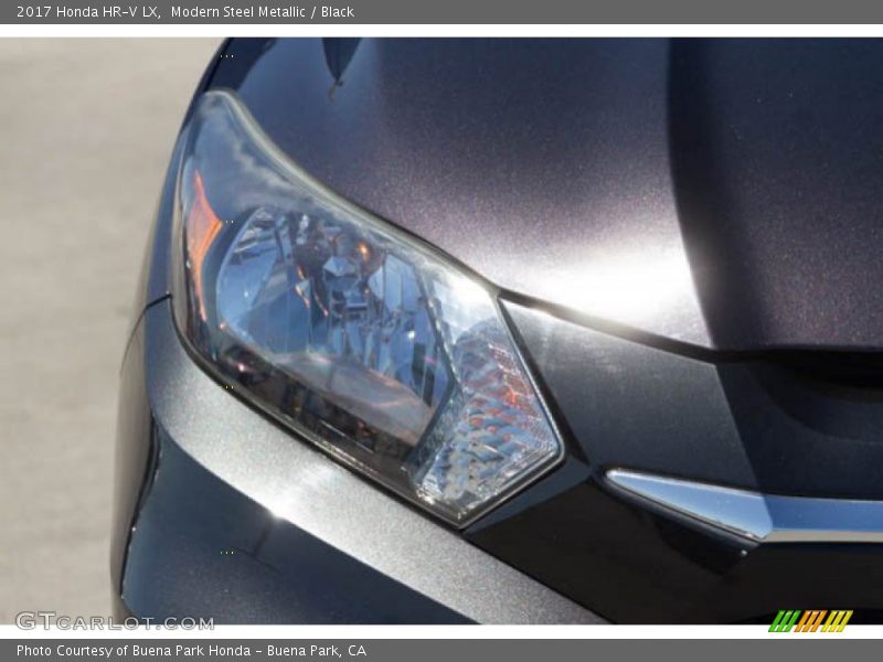 Modern Steel Metallic / Black 2017 Honda HR-V LX