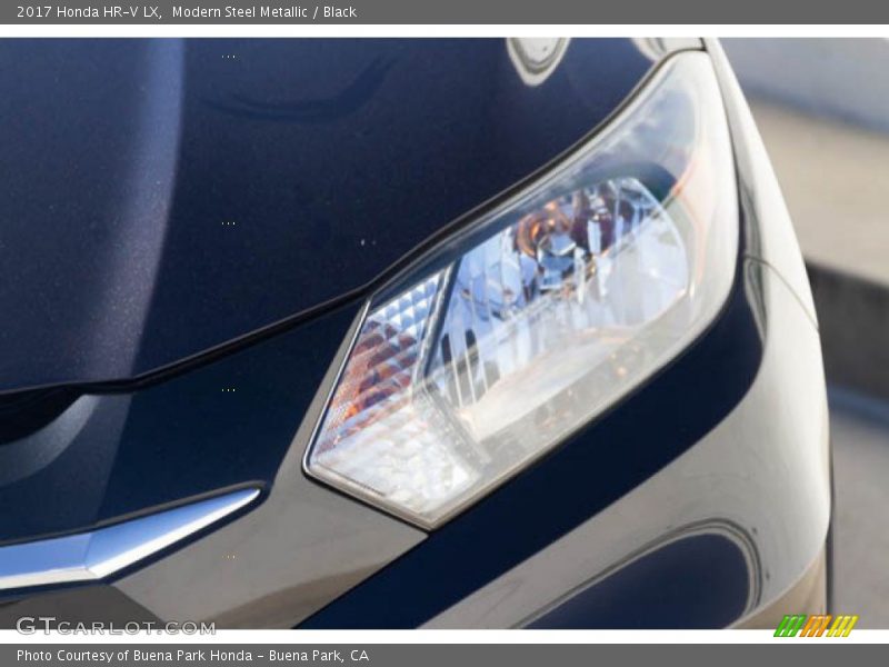 Modern Steel Metallic / Black 2017 Honda HR-V LX