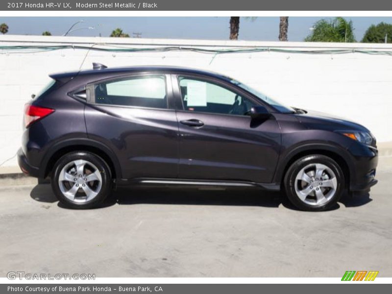 Modern Steel Metallic / Black 2017 Honda HR-V LX