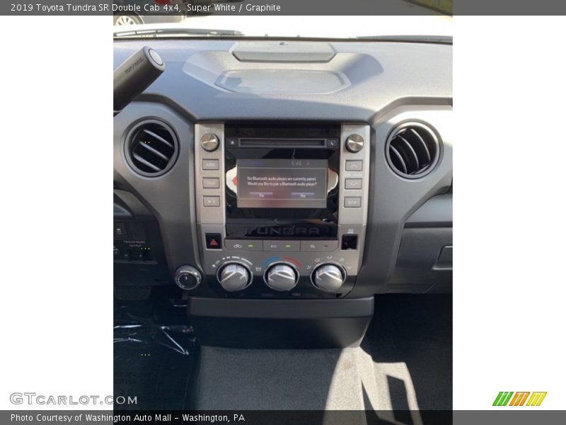 Super White / Graphite 2019 Toyota Tundra SR Double Cab 4x4