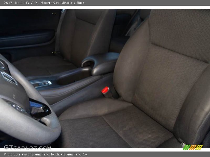 Modern Steel Metallic / Black 2017 Honda HR-V LX