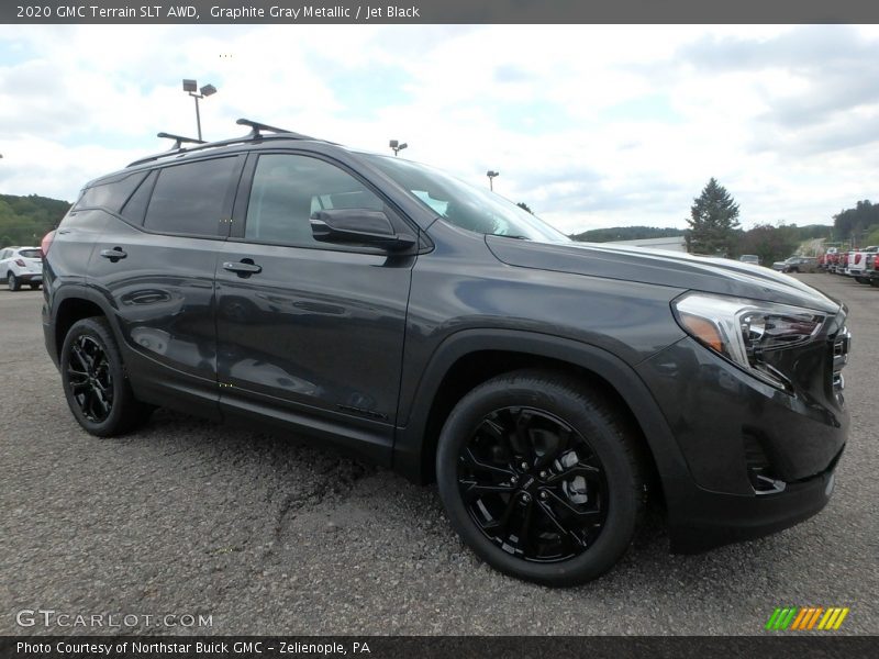 Graphite Gray Metallic / Jet Black 2020 GMC Terrain SLT AWD