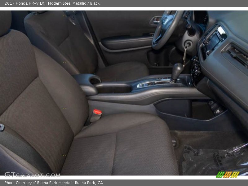 Modern Steel Metallic / Black 2017 Honda HR-V LX