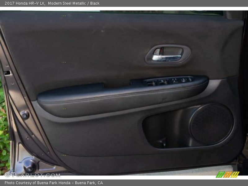 Modern Steel Metallic / Black 2017 Honda HR-V LX