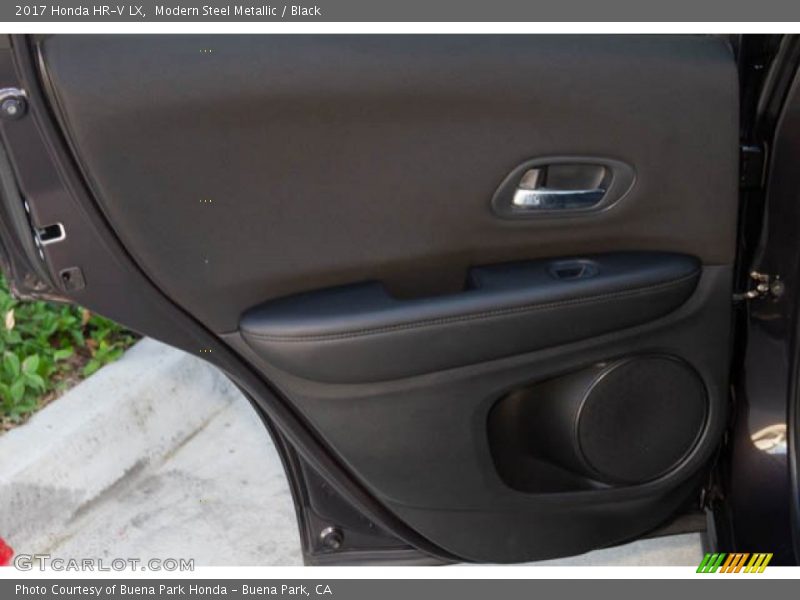 Modern Steel Metallic / Black 2017 Honda HR-V LX
