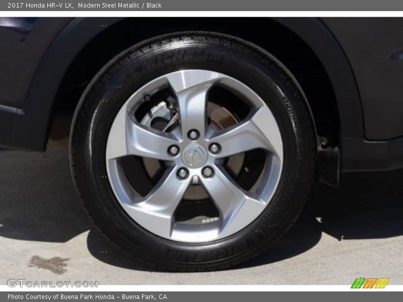 Modern Steel Metallic / Black 2017 Honda HR-V LX