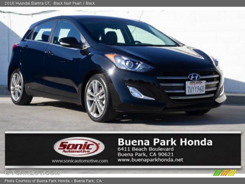 Black Noir Pearl / Black 2016 Hyundai Elantra GT
