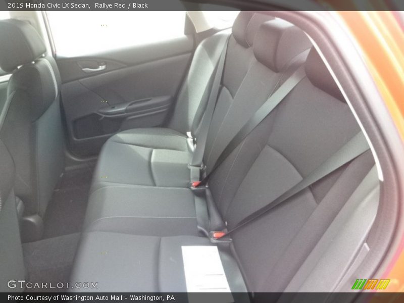 Rallye Red / Black 2019 Honda Civic LX Sedan