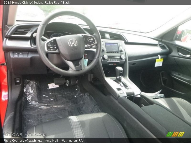 Rallye Red / Black 2019 Honda Civic LX Sedan