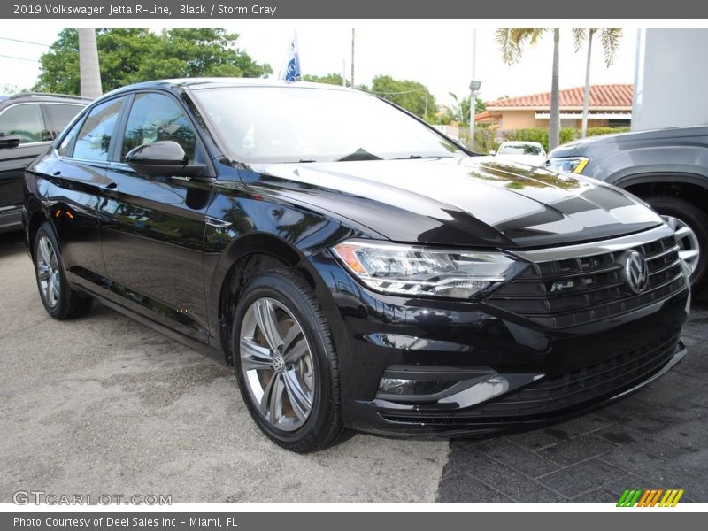 Black / Storm Gray 2019 Volkswagen Jetta R-Line