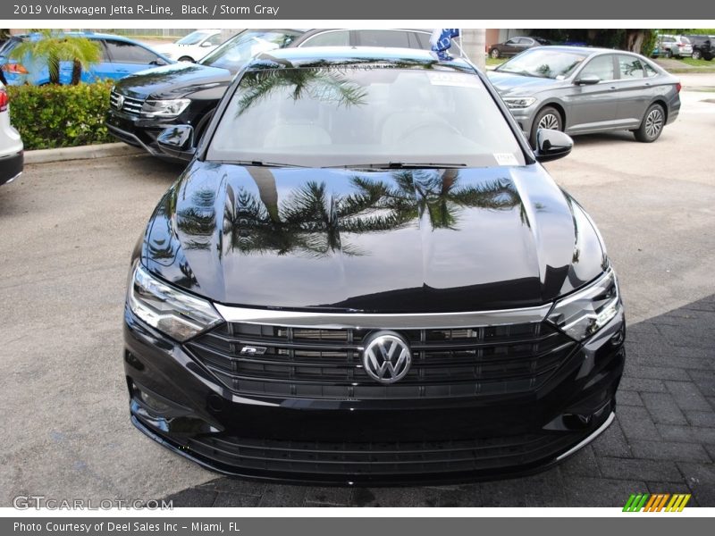 Black / Storm Gray 2019 Volkswagen Jetta R-Line
