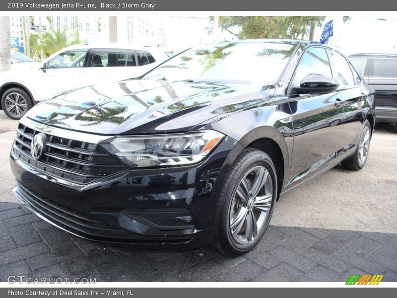 Black / Storm Gray 2019 Volkswagen Jetta R-Line