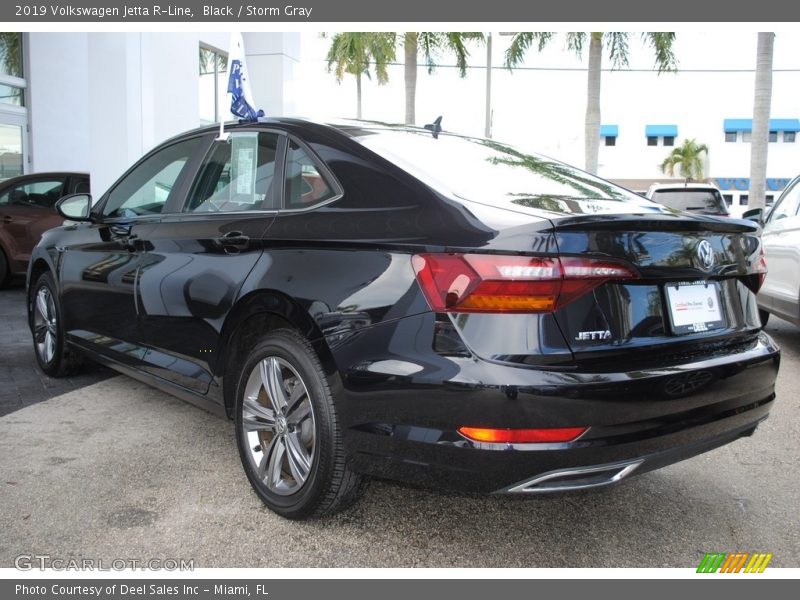 Black / Storm Gray 2019 Volkswagen Jetta R-Line