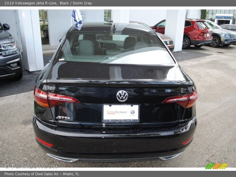 Black / Storm Gray 2019 Volkswagen Jetta R-Line