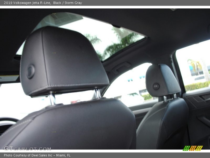 Black / Storm Gray 2019 Volkswagen Jetta R-Line
