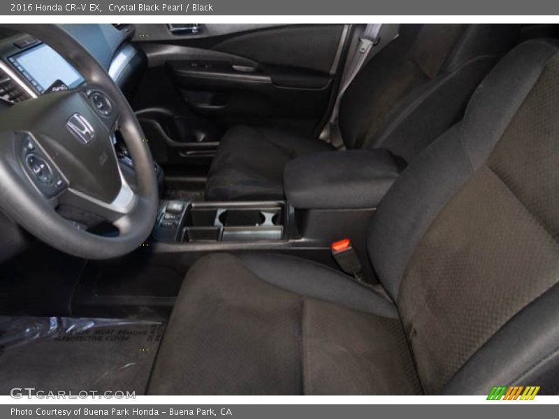 Crystal Black Pearl / Black 2016 Honda CR-V EX