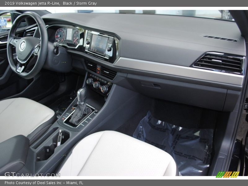 Black / Storm Gray 2019 Volkswagen Jetta R-Line