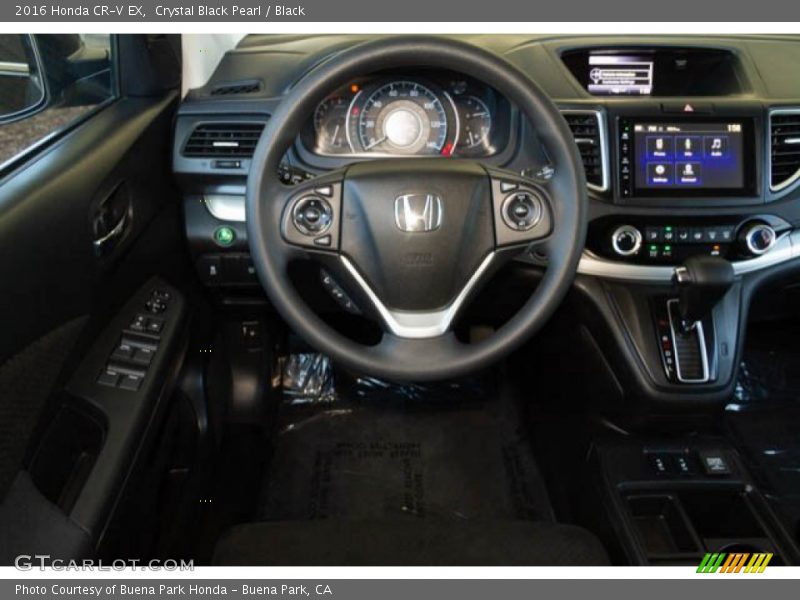 Crystal Black Pearl / Black 2016 Honda CR-V EX