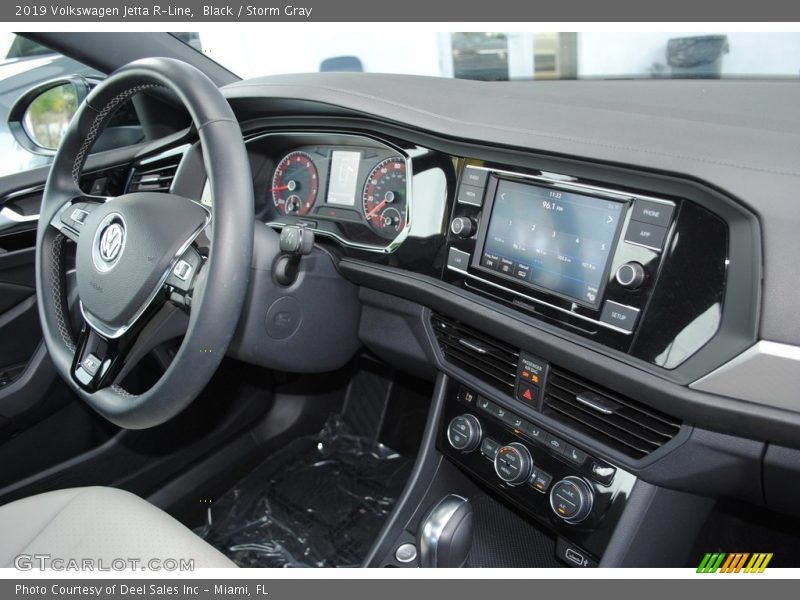 Black / Storm Gray 2019 Volkswagen Jetta R-Line