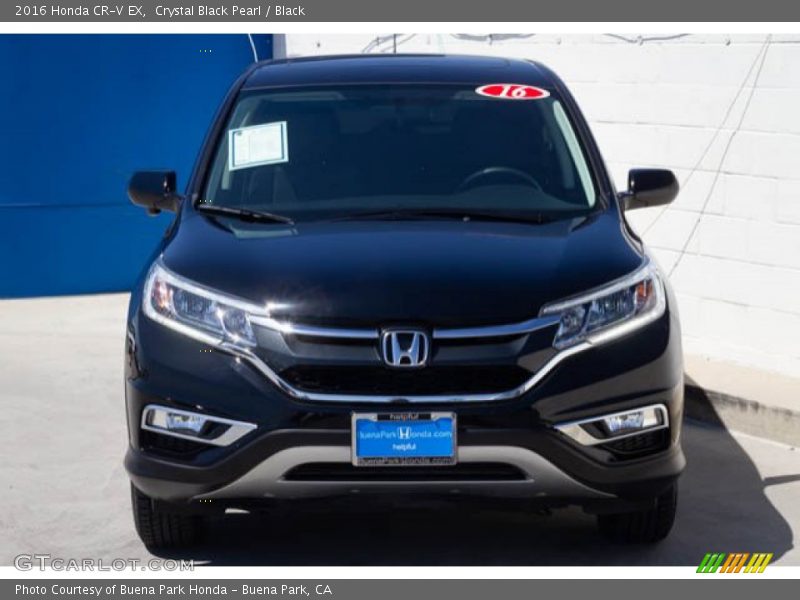 Crystal Black Pearl / Black 2016 Honda CR-V EX