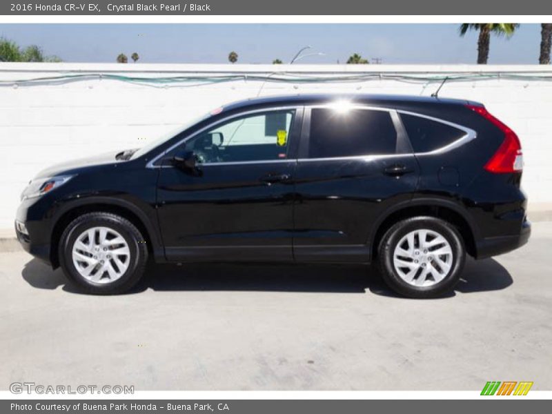 Crystal Black Pearl / Black 2016 Honda CR-V EX