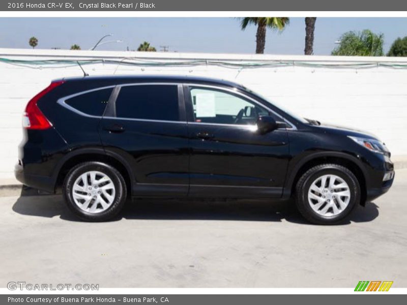Crystal Black Pearl / Black 2016 Honda CR-V EX
