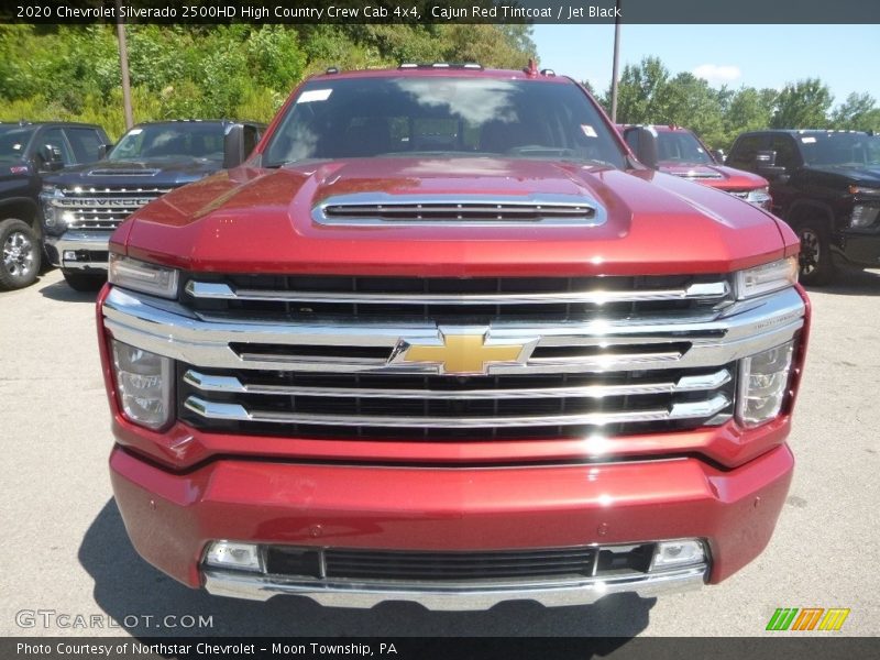 Cajun Red Tintcoat / Jet Black 2020 Chevrolet Silverado 2500HD High Country Crew Cab 4x4