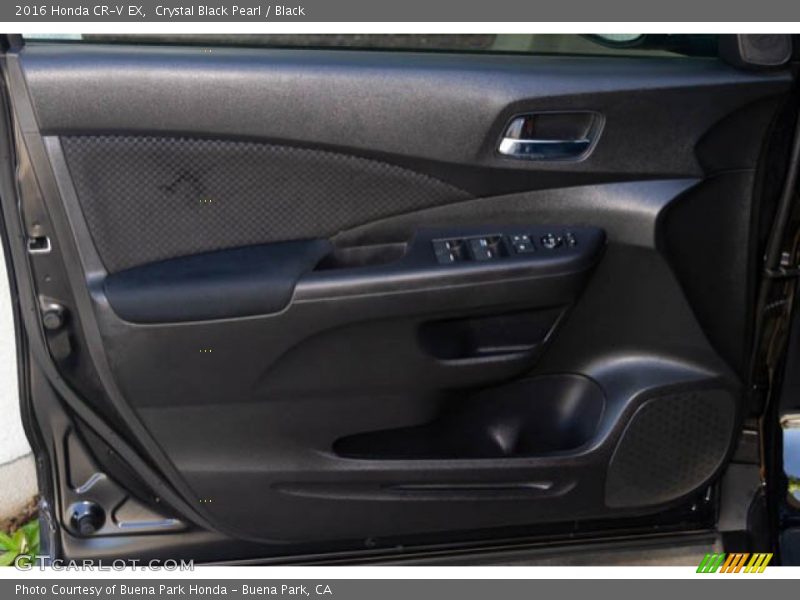 Crystal Black Pearl / Black 2016 Honda CR-V EX