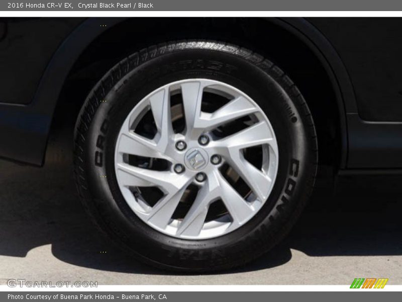 Crystal Black Pearl / Black 2016 Honda CR-V EX