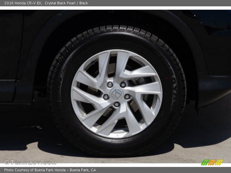 Crystal Black Pearl / Black 2016 Honda CR-V EX
