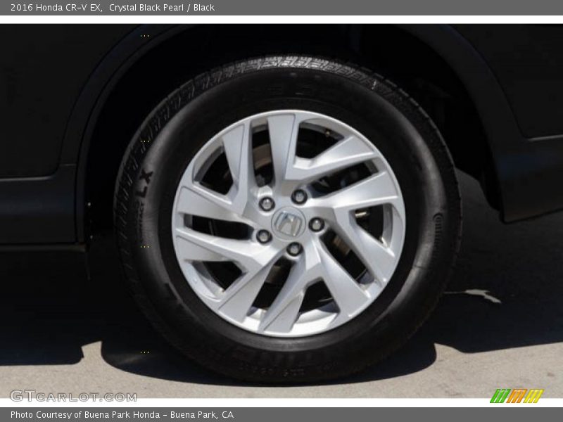 Crystal Black Pearl / Black 2016 Honda CR-V EX