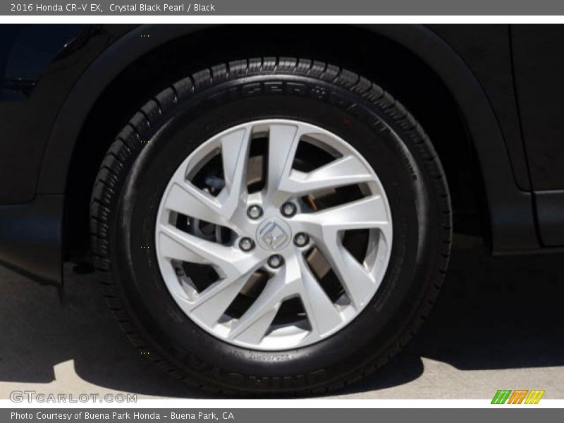 Crystal Black Pearl / Black 2016 Honda CR-V EX
