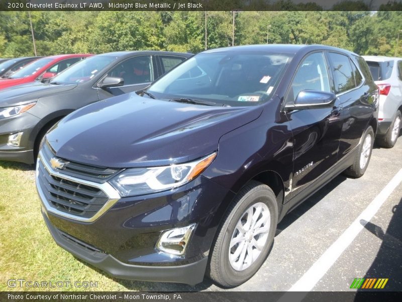 Midnight Blue Metallic / Jet Black 2020 Chevrolet Equinox LT AWD