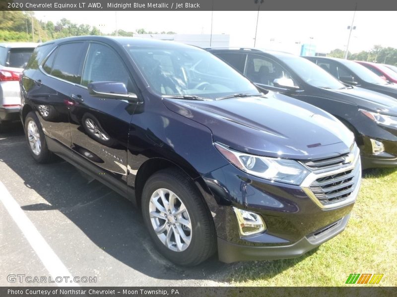 Midnight Blue Metallic / Jet Black 2020 Chevrolet Equinox LT AWD