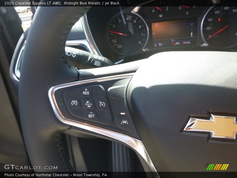 Midnight Blue Metallic / Jet Black 2020 Chevrolet Equinox LT AWD