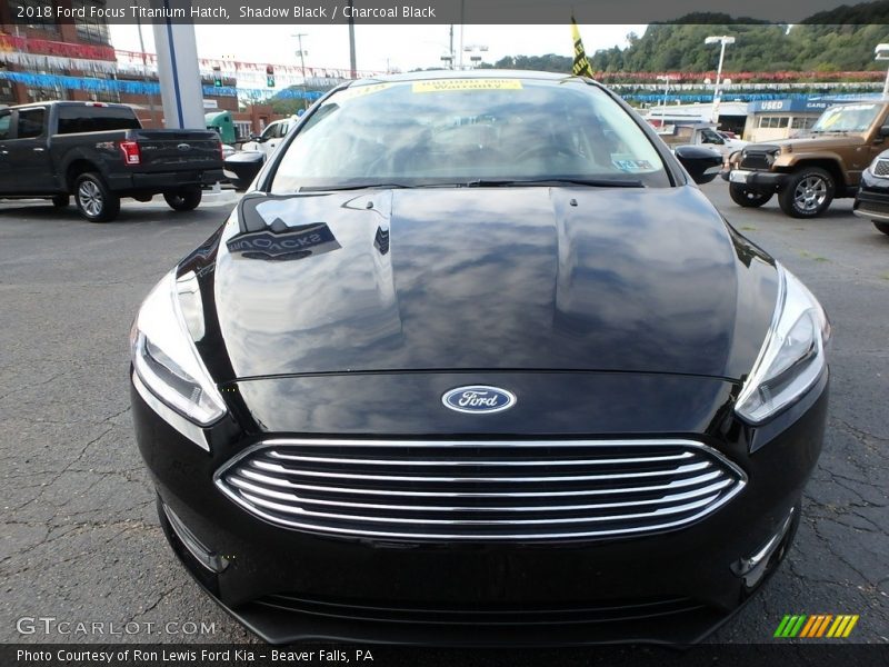 Shadow Black / Charcoal Black 2018 Ford Focus Titanium Hatch