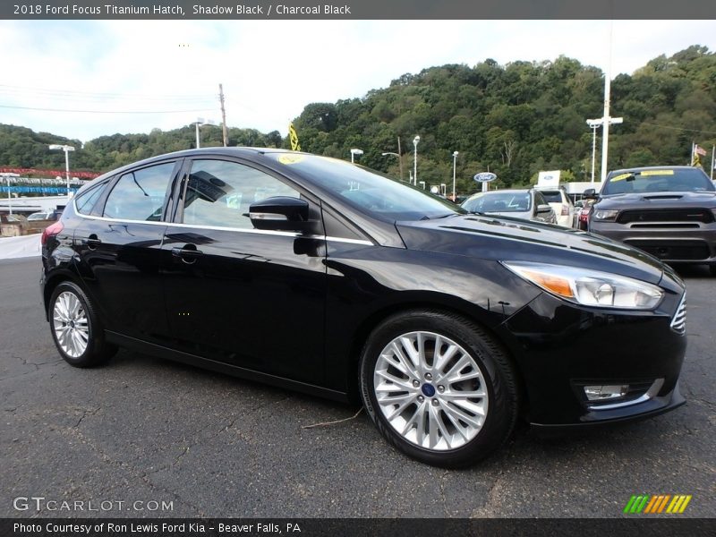 Shadow Black / Charcoal Black 2018 Ford Focus Titanium Hatch