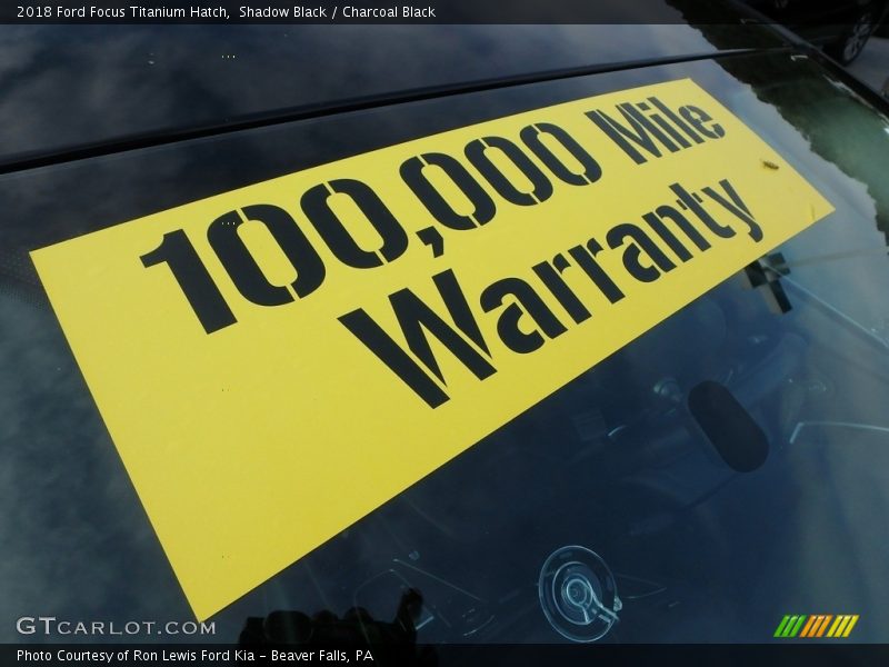 Shadow Black / Charcoal Black 2018 Ford Focus Titanium Hatch