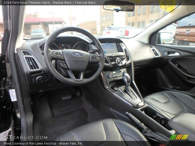 Shadow Black / Charcoal Black 2018 Ford Focus Titanium Hatch