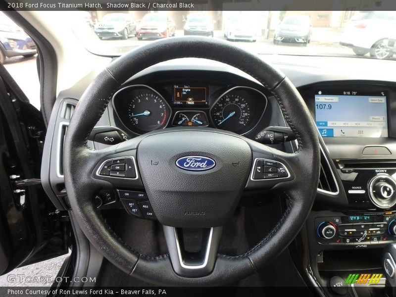 Shadow Black / Charcoal Black 2018 Ford Focus Titanium Hatch