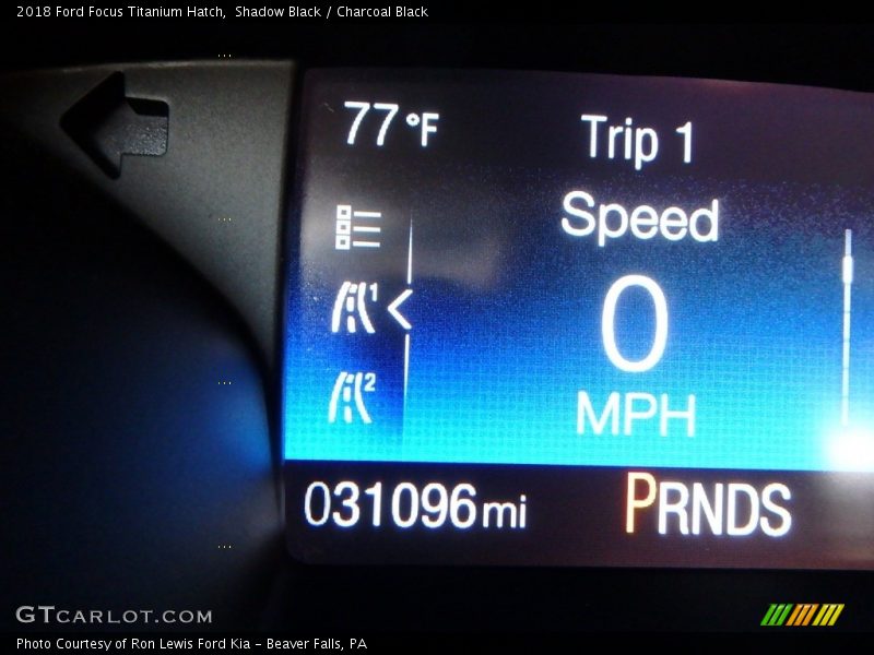 Shadow Black / Charcoal Black 2018 Ford Focus Titanium Hatch