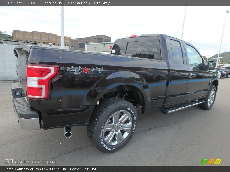 Magma Red / Earth Gray 2019 Ford F150 XLT SuperCab 4x4