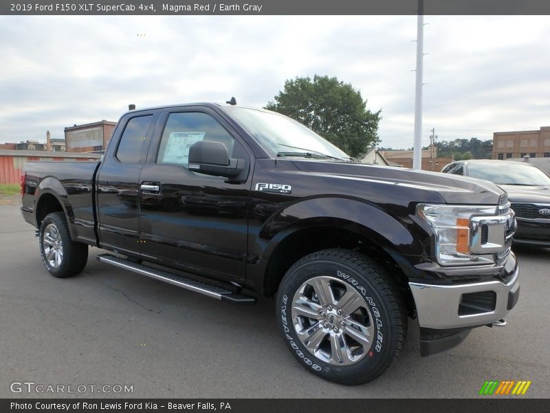  2019 F150 XLT SuperCab 4x4 Magma Red