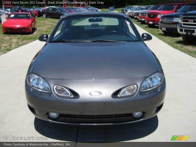 Dark Shadow Gray Metallic / Dark Gray 2002 Ford Escort ZX2 Coupe