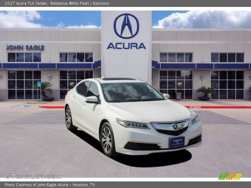 Bellanova White Pearl / Espresso 2017 Acura TLX Sedan